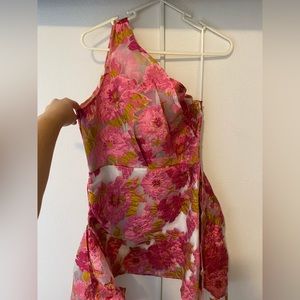 COPY - Pink Floral Cocktail Dress